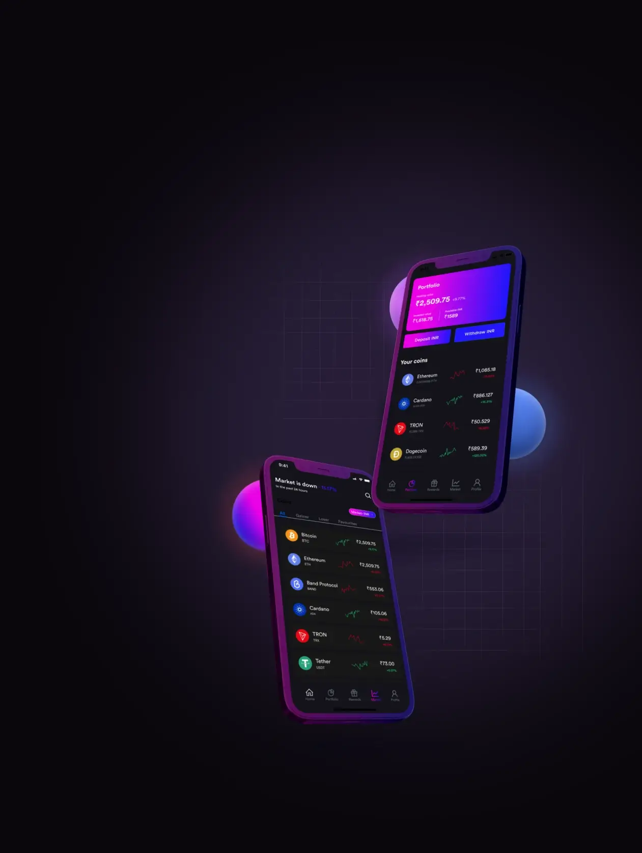 Tronex Beam App - Wybierz "Inwestuj" lub "Dołącz", aby odkryć Tronex Beam App